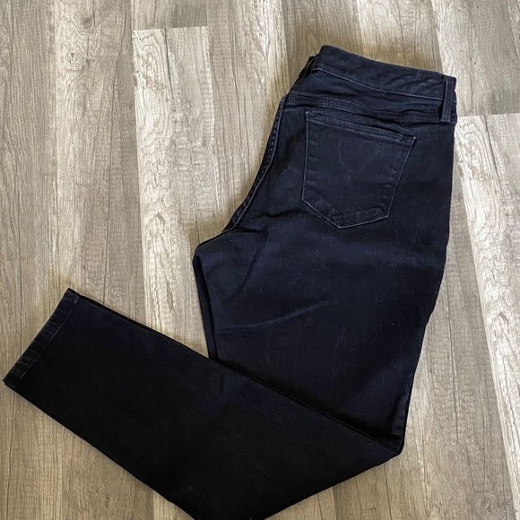 💛 Women's Dark Blue Skinny Jeans 14S Bin J - Picture 2 of 2